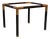 Italian Modern Side Table in Black and Gold Metal with Smoked Glass, 1970s For Sale