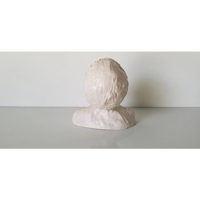 1980s 1980s Vintage Art Pottery Bust of a Woman Figurative Sculpture For Sale - Image 5 of 10