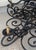 Black Vintage Large Wrought Iron Chandelier For Sale - Image 8 of 9