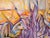 Abstract "Visions of the Metropolis" Purple Flame Heart Original Oil by Travis Flack For Sale - Image 3 of 8