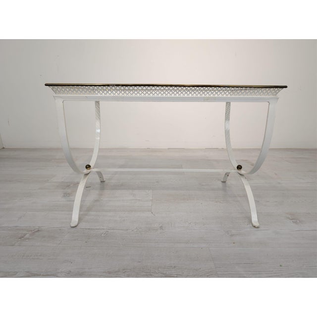 Metal Coffee Table Snow White by Mathieu Mategota, France, 1950 For Sale - Image 7 of 13