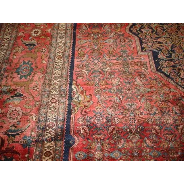1920s 1920's Antique Persian Bijar Palace Carpet For Sale - Image 5 of 12