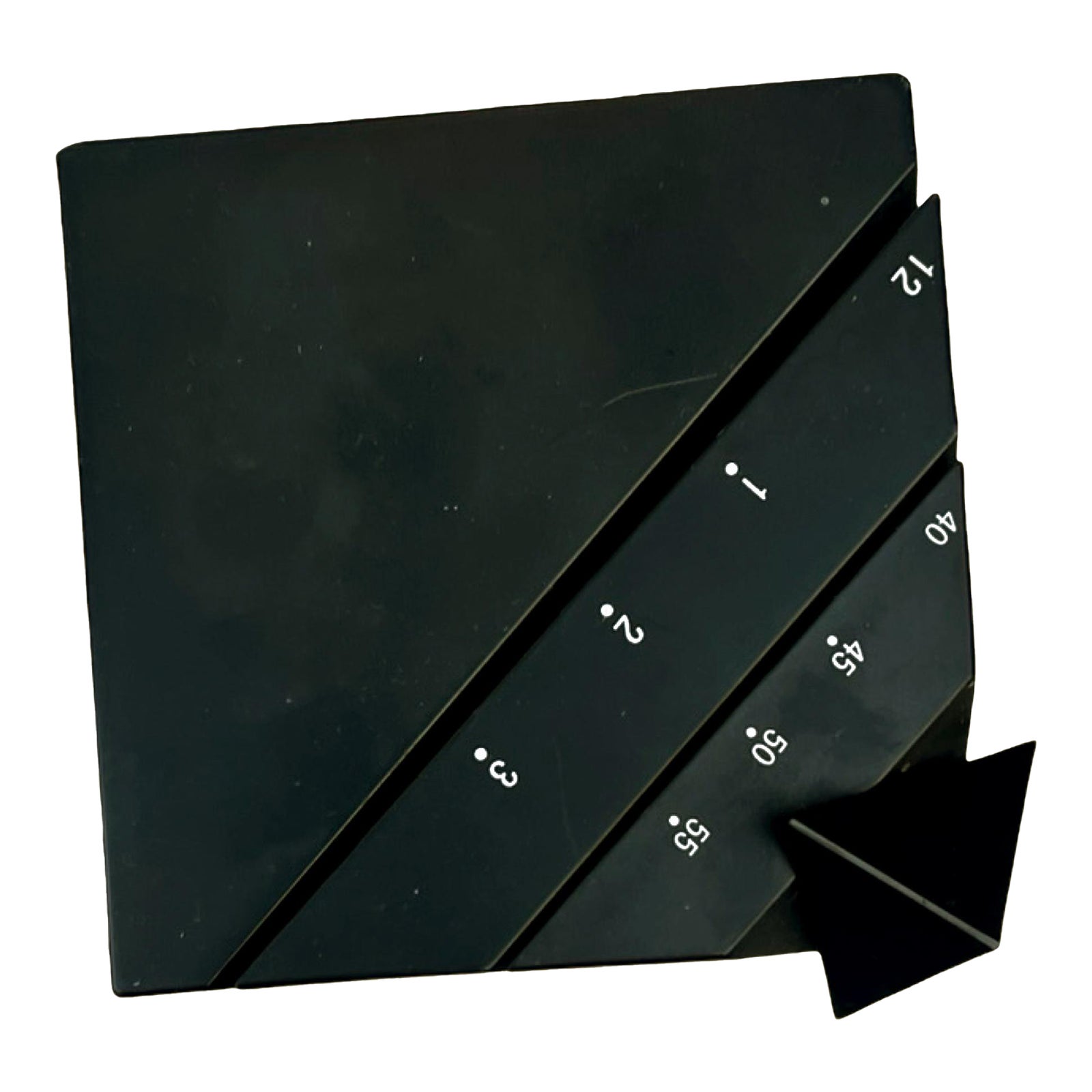 Futuristic Mantel Clock, Time Cube, 4d-Design, Usa 1988 | Chairish