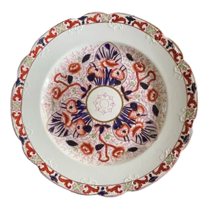 Antique English Royal Staffordshire Cairo Platter / Charger - 12.5”