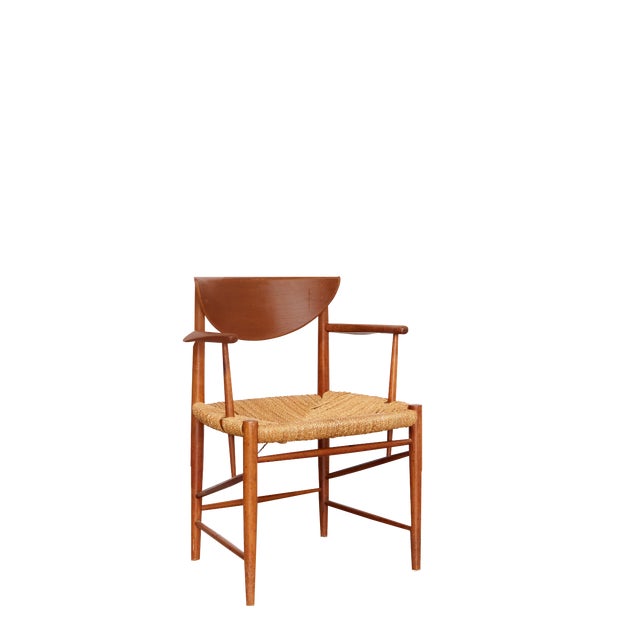 Armchair No.317 by Peter Hvidt & Orla Mølgaard-Nielsen for Søborg For Sale