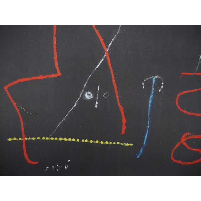 Joan MIRO (after) In the Garden under the Stars, 1958 Lithograph and stencil after a charcoal drawing Plate signed On wove...