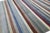Striped Designed Modern Savannah Handmade Wool Rug in Gray For Sale In New York - Image 6 of 12