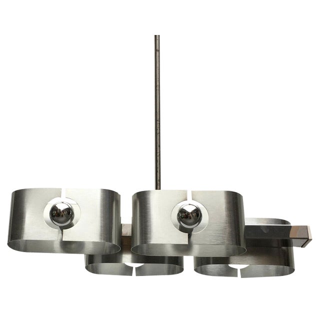 Mid-Century Space Age French Ceiling Lamp, 1960s For Sale