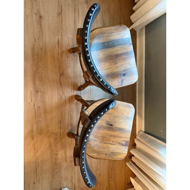 Vintage Young Hinkle "Ship Ahoy" Pub Chairs For Sale - Image 4 of 7
