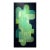 Contemporary Geometric Abstract Vertical Oil and Cold Wax Painting-Green by Stephen Cimini For Sale