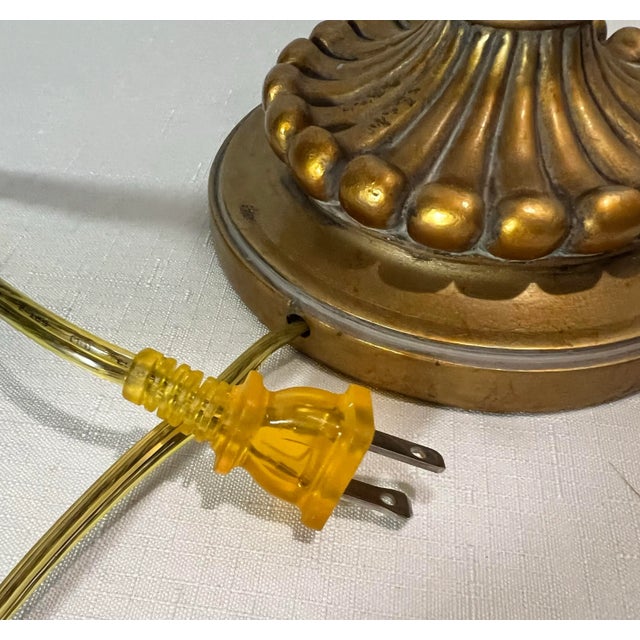 Vintage Regency Elephant on Column Table Lamp For Sale - Image 11 of 11