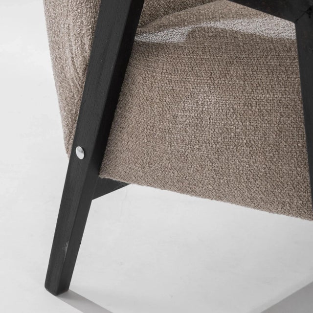 1960s Czech Modernist Armchairs, a Pair For Sale - Image 9 of 13