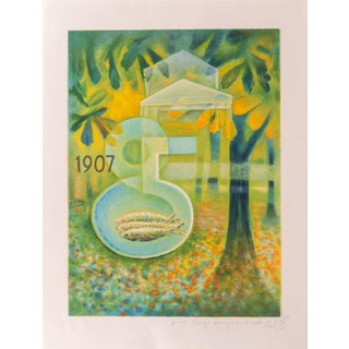 Louis Toffoli, The Birthday, Lithograph For Sale