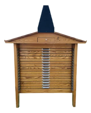 Typesetter Letterpress Printer’s Cabinet