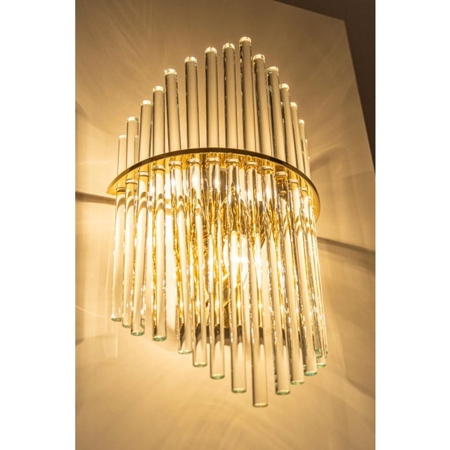 Crystal Rod Sconces by Christoph Palme, Germany, 1970s, Set of 2 For Sale - Image 9 of 11