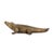 Gold Antiqued Gold Crocodile Sculpture For Sale - Image 8 of 11