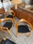 Iconic Solid Teak Chairs With Black Leather Seats in the Style of Hans Wegner, Circa 1960s For Sale - Image 4 of 12
