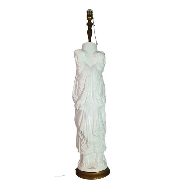 Portico de la Gloria Manises Lamp in Ceramic, 1920s For Sale - Image 3 of 11
