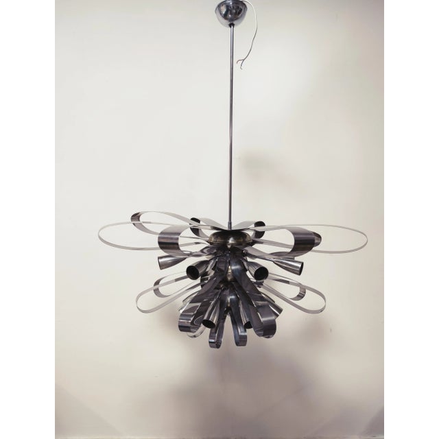 1970s Vintage Space Age Ceiling Lamp For Sale - Image 5 of 9