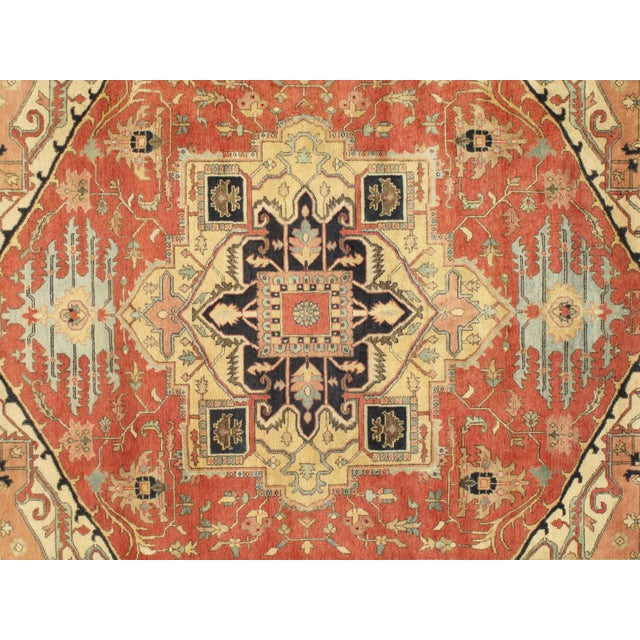 Pasargad DC Fine Hand Knotted Persian Serapi Design Rug For Sale - Image 4 of 6