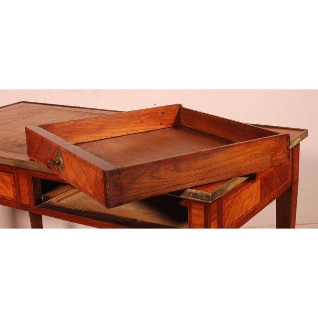 Louis XVI Marquetry Desk, 18th Century For Sale - Image 11 of 14