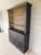 Primitive Shaker Style Paint Distressed Step Back Cabinet by Ezra G Tiffin Ohio For Sale - Image 4 of 18