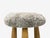 Danish Modern Style, Gray Sheepskin, Maple, Shearling Footstools, 21st C. For Sale - Image 9 of 9