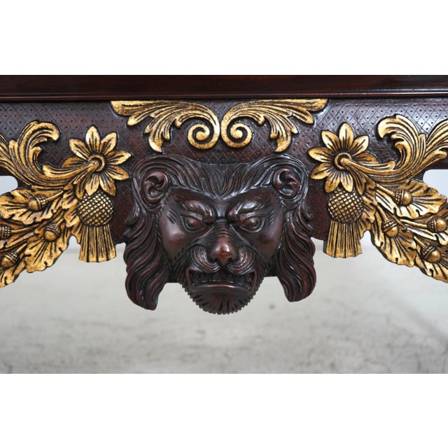 Baker George III William Kent Gold Gilt Console Table For Sale - Image 9 of 12