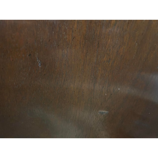 Late 20th Century Drexel Heritage Hierlooms Flame Mahogany Four Drawer Chest/Nightstand - Pair For Sale - Image 11 of 12