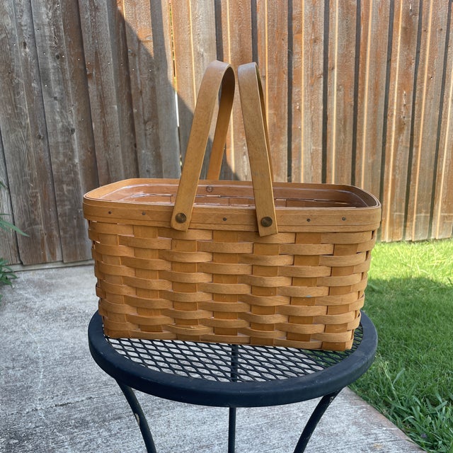 Longaberger 1996 Large Market Basket For Sale - Image 10 of 10