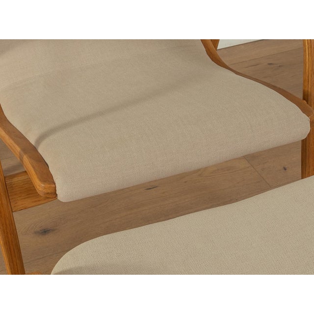 Lamino Chair with Ottoman by Yngve Ekström, 1950s, Set of 2 For Sale - Image 9 of 10