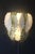 Gold and White Murano Glass Sconces in Leaf Shape, 1980s, Set of 2 For Sale - Image 14 of 18