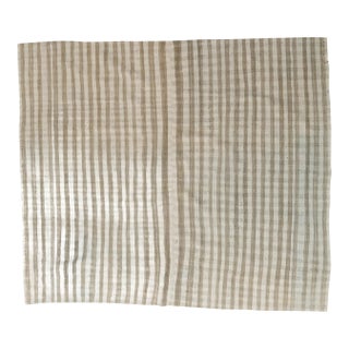 Vintage Faded Modern Kilim Rug - 4`9″ X 5`10″ For Sale