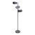 1970s Koch and Lowy German Modern Three Light Chrome Floor Lamp For Sale