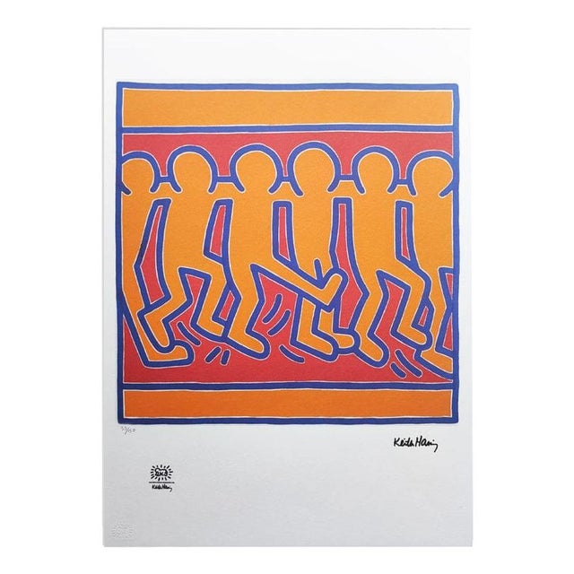 Keith Haring, Composition, Lithograph, 1990s For Sale - Image 10 of 10