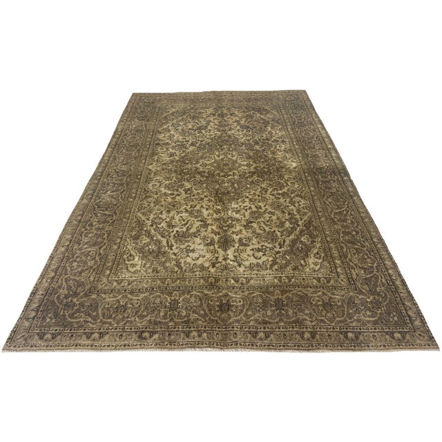 Vintage rug | Size: 293 x 193 cm | Hand-knotted | Material: High-quality wool | Condition: Good, with characteristic signs...
