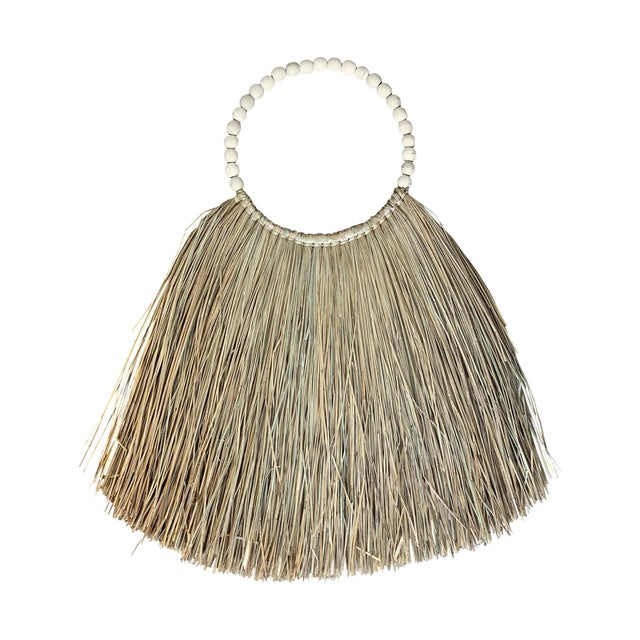French Country Contemporary Natural Straw Wall Decor For Sale - Image 3 of 6