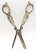 Antique Hampton Utilities (Birmingham) LTD Grapevine Pattern Scissors Measures 6 1/4" long and 2 1/8" wide.