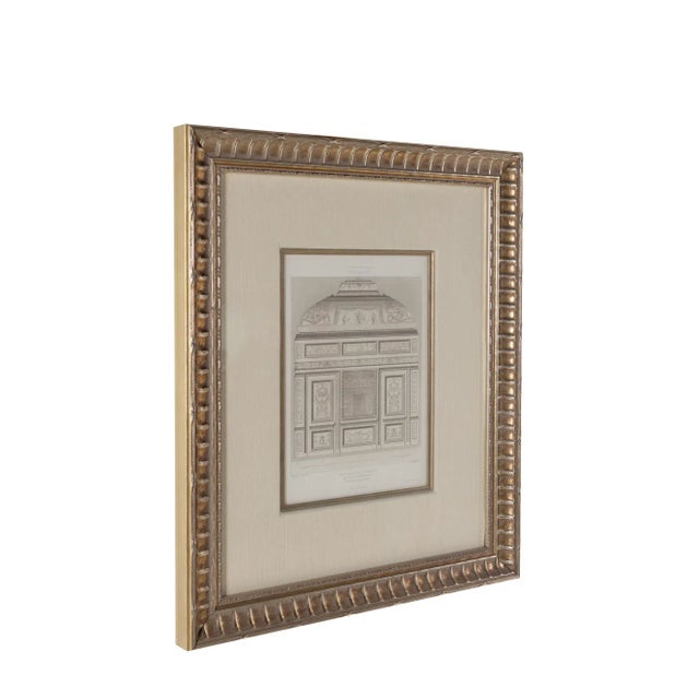 Hotel De Sully Architectural Framed Pencil Art This print measures: 25 wide x 2 deep x 21 inches high We take our photos...