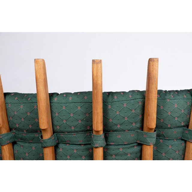 Large French Lounge Chair in Oak by Guillerme et Chambron for Votre Maison, 1960s For Sale - Image 17 of 18