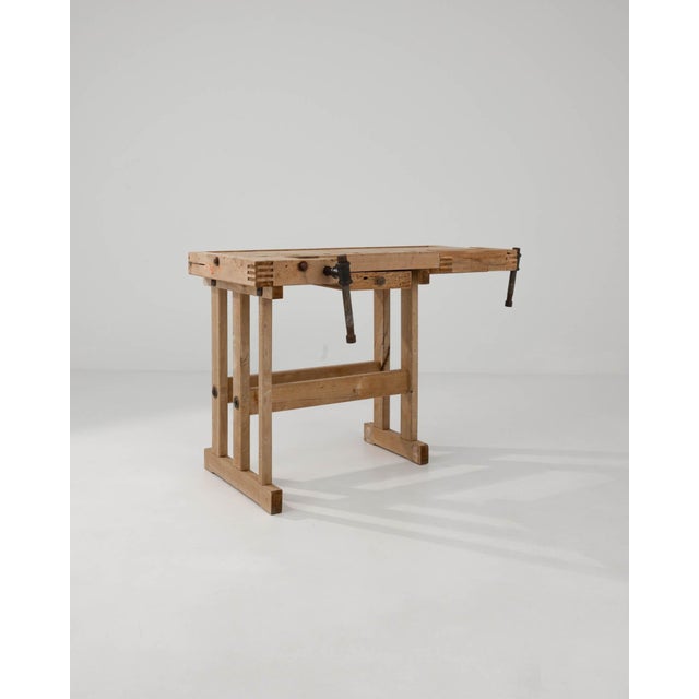 20th Century Belgian Wooden Work Table For Sale - Image 18 of 18