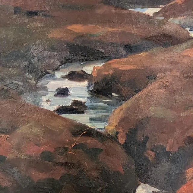 Framed Oil Painting on Panel by Lucien Hock (1899-1972) For Sale - Image 10 of 13