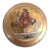 Pauly & C. Murano Enamel and 24k Gold Leaf Trinket Box W/ a Goldonian Gentleman For Sale