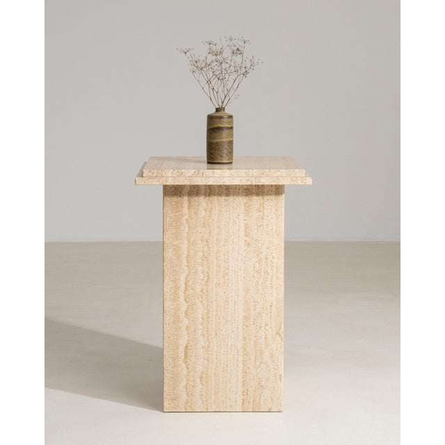 19th Century France Cream Marble Pedestal For Sale In Greensboro - Image 6 of 11