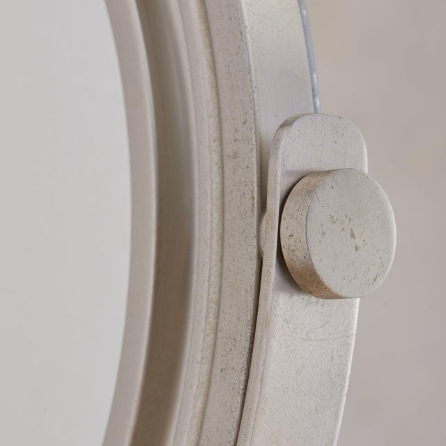 Italian Round Vanity Mirror Attributed to Sergio Mazza for Artemide, 1960s For Sale In Chicago - Image 6 of 8
