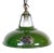 Industrial Green Enamel Factory Pendant Lamp from Coolicon, 1950s For Sale