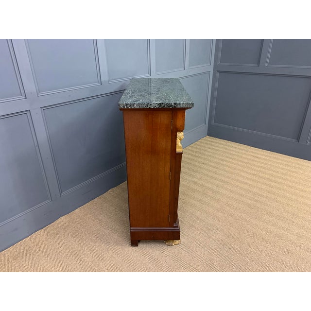 French Empire Mahogany Chiffonier, 1850 For Sale - Image 13 of 17
