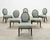 Modern Set of Six Barbara Barry for Baker Oval X-Back Dining Chairs For Sale - Image 3 of 16