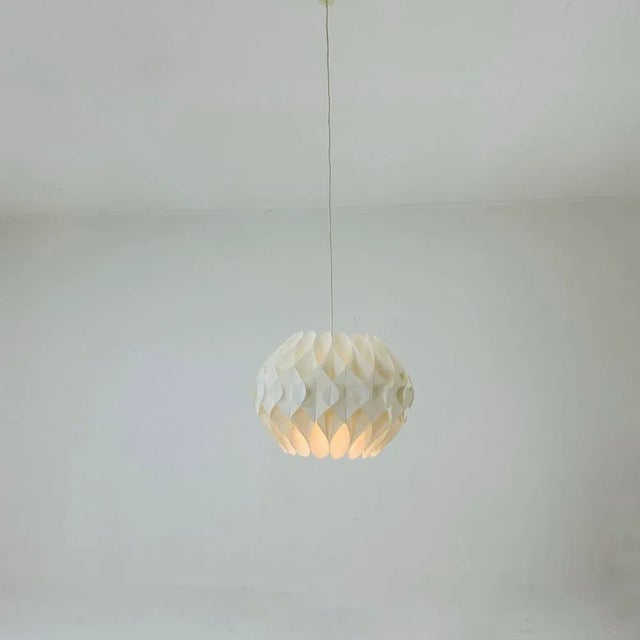 Butterfly Pendant Lamp by Lars Schiøler for Hoyrup Denmark For Sale - Image 5 of 11