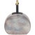 Light Gray Large Ceramic round Pendant Shape Table Lamp For Sale - Image 8 of 8